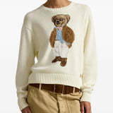 Tan pullove, worn by a person, showing the pullove's fit