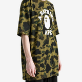 Green t-shirt, full body view