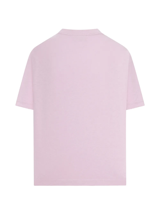 Pink t-shirt, back view