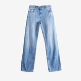 Blue jeans, front view