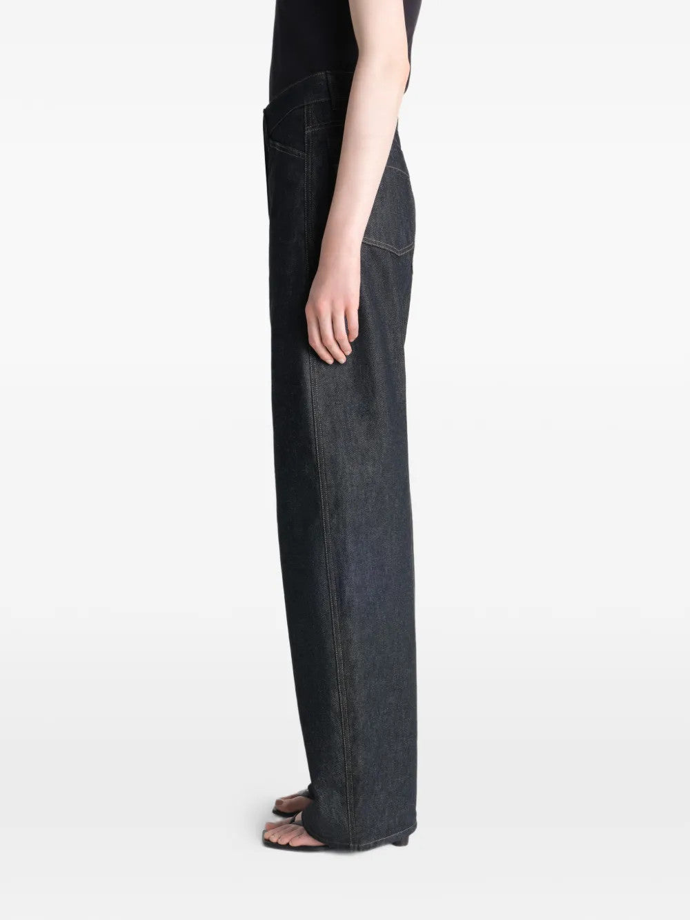 Black pants, full body view