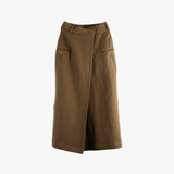 Brown skirt, front view