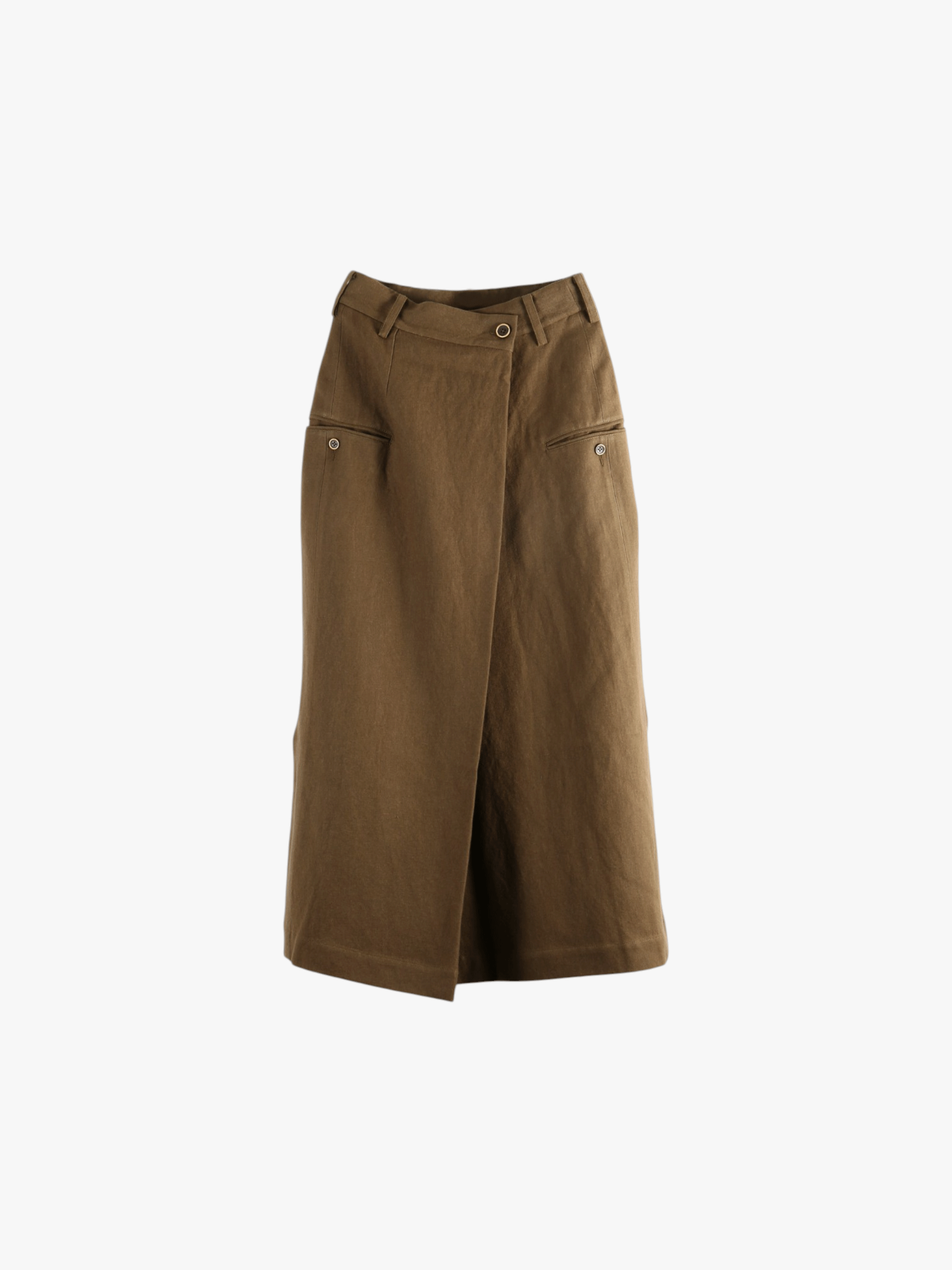 Brown skirt, front view