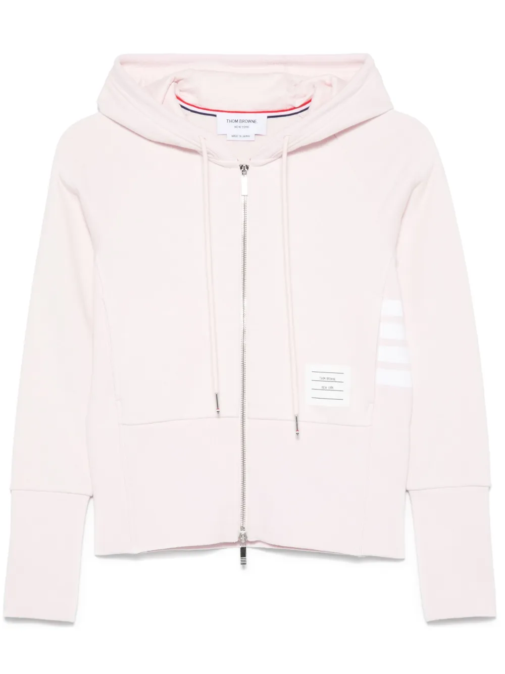 Pink hoodie, front view