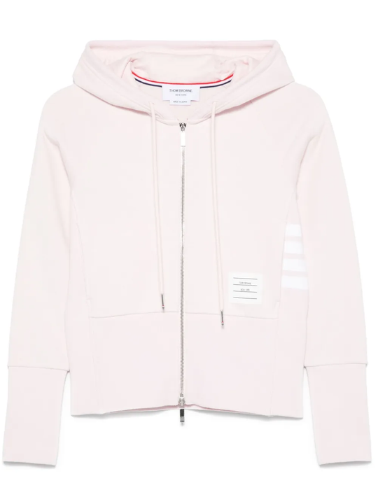 Pink hoodie, front view