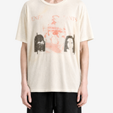 White t-shirt, full body view
