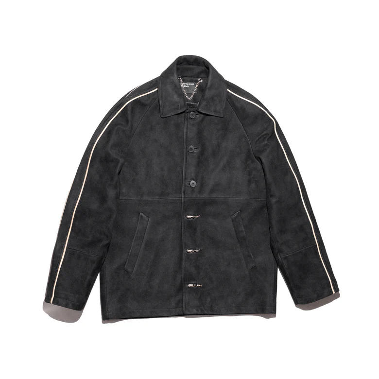 Black jacket, front view