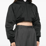 BALENCIAGA - Women Cropped Bomber