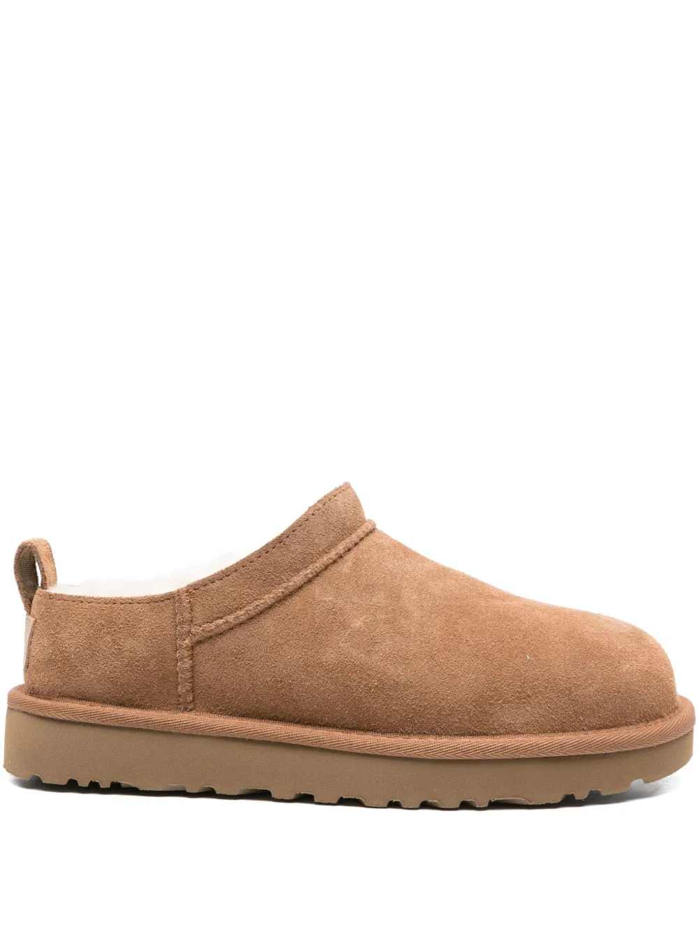 Brown boots, front view