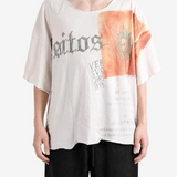Tan t-shirt, full body view