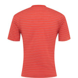 Red t-shirt, back view