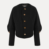 Black jacket, front view
