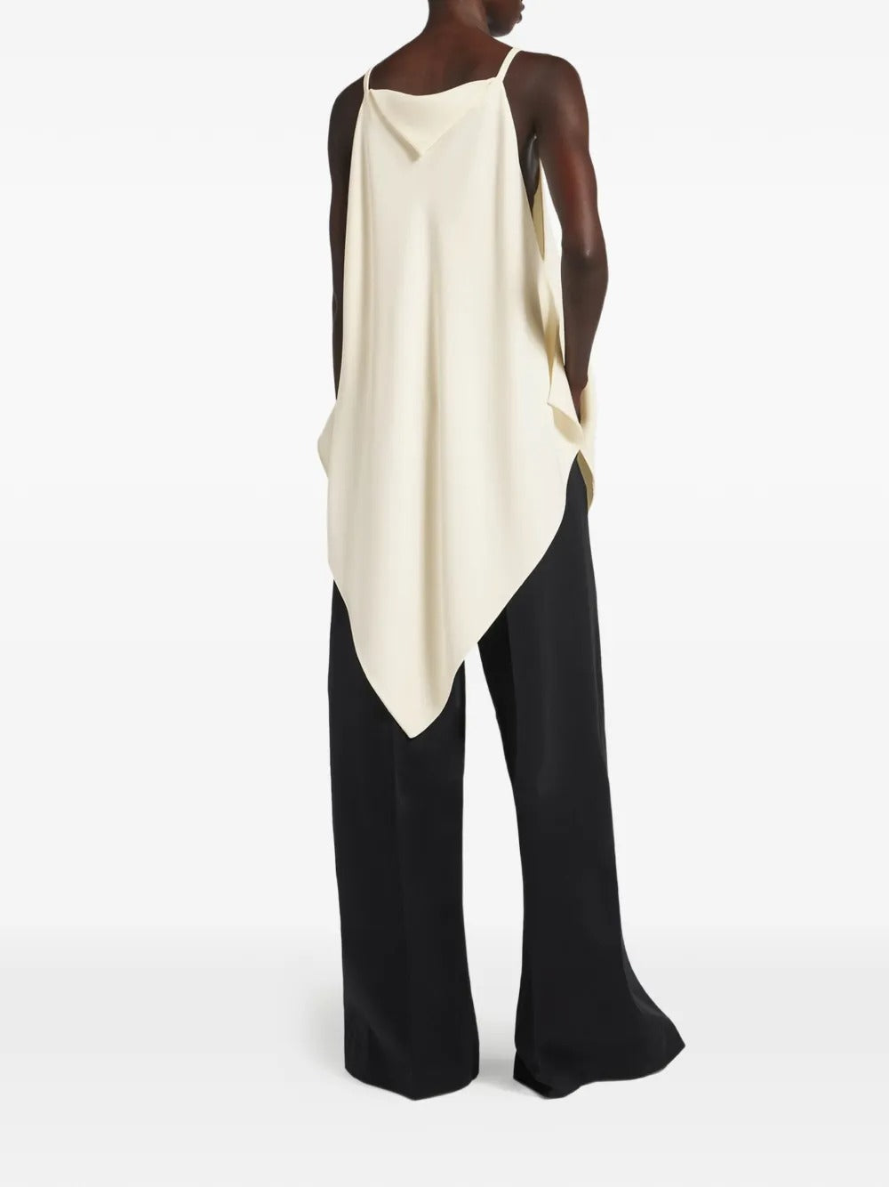 White top, full body view