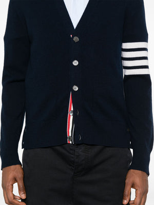 THOM BROWNE - Men Relaxed Fit Cardigan