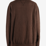 Brown hoodie, full body view