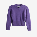 Purple top, front view
