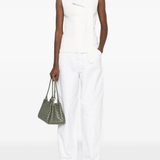 White top, full body view