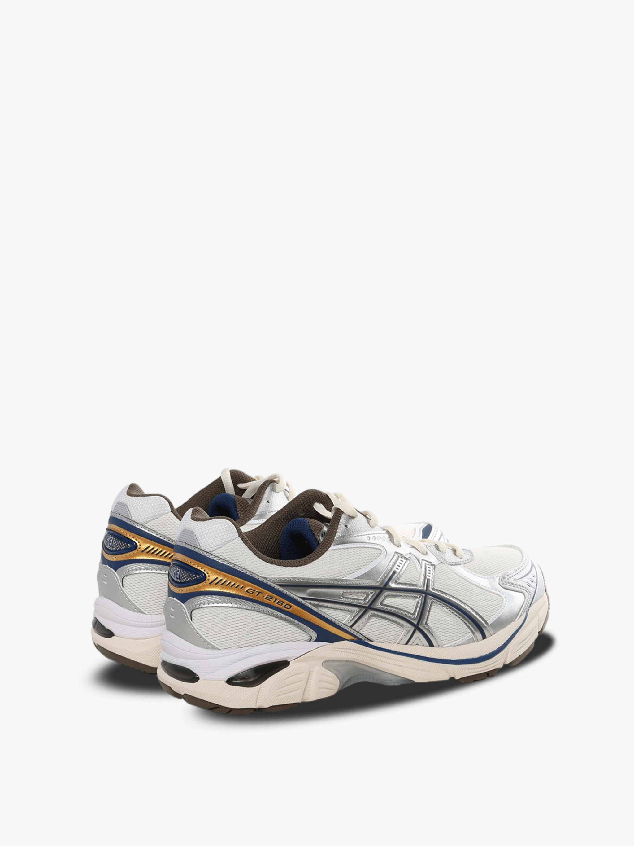 White sneakers, back view