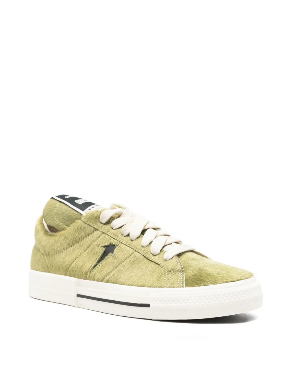 Tan sneaker,side view
