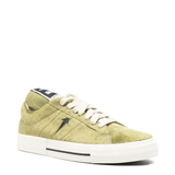 Tan sneaker,side view