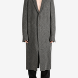 Grey jacket, full body view