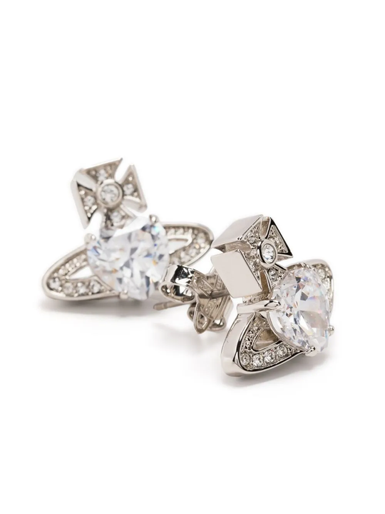White jewerly, side view