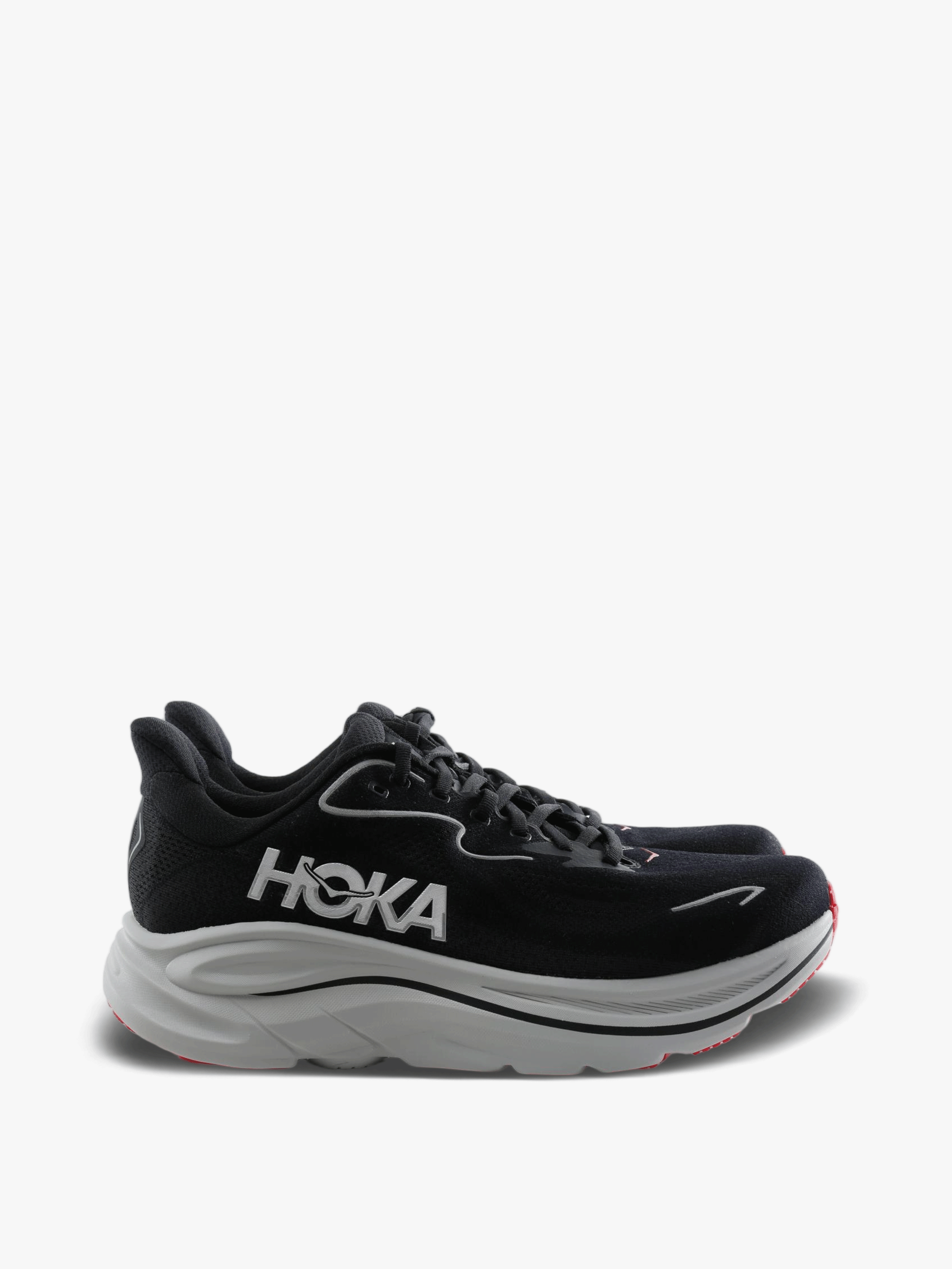 Black shoes, side view