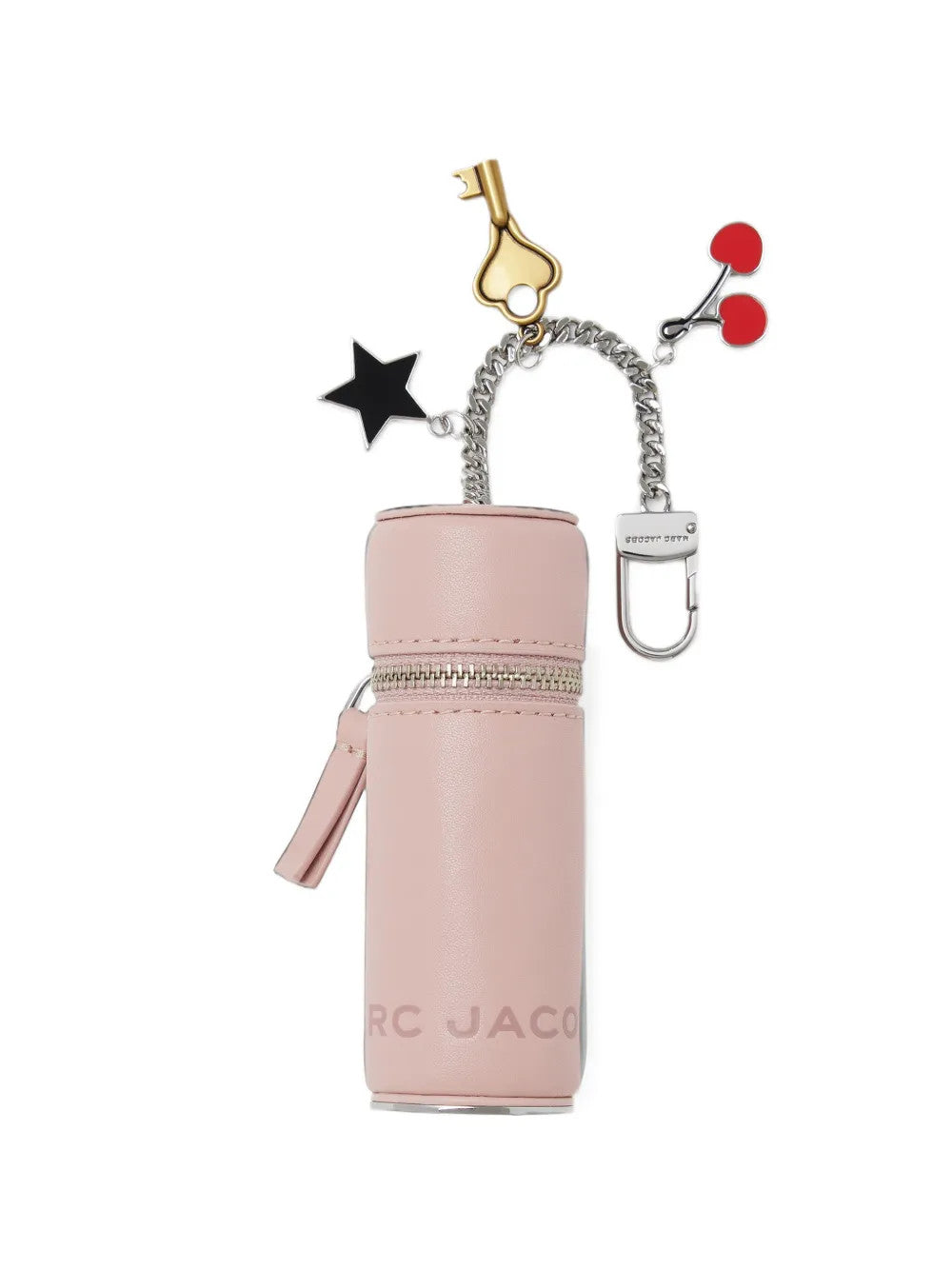 Pink accessories, front view