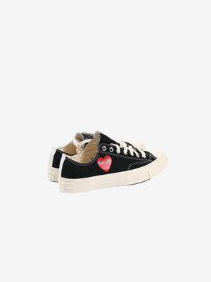 COMME DES GARCONS PLAY X CONVERSE - Chuck Taylor 70 Small Red Heart Low Top Sneakers