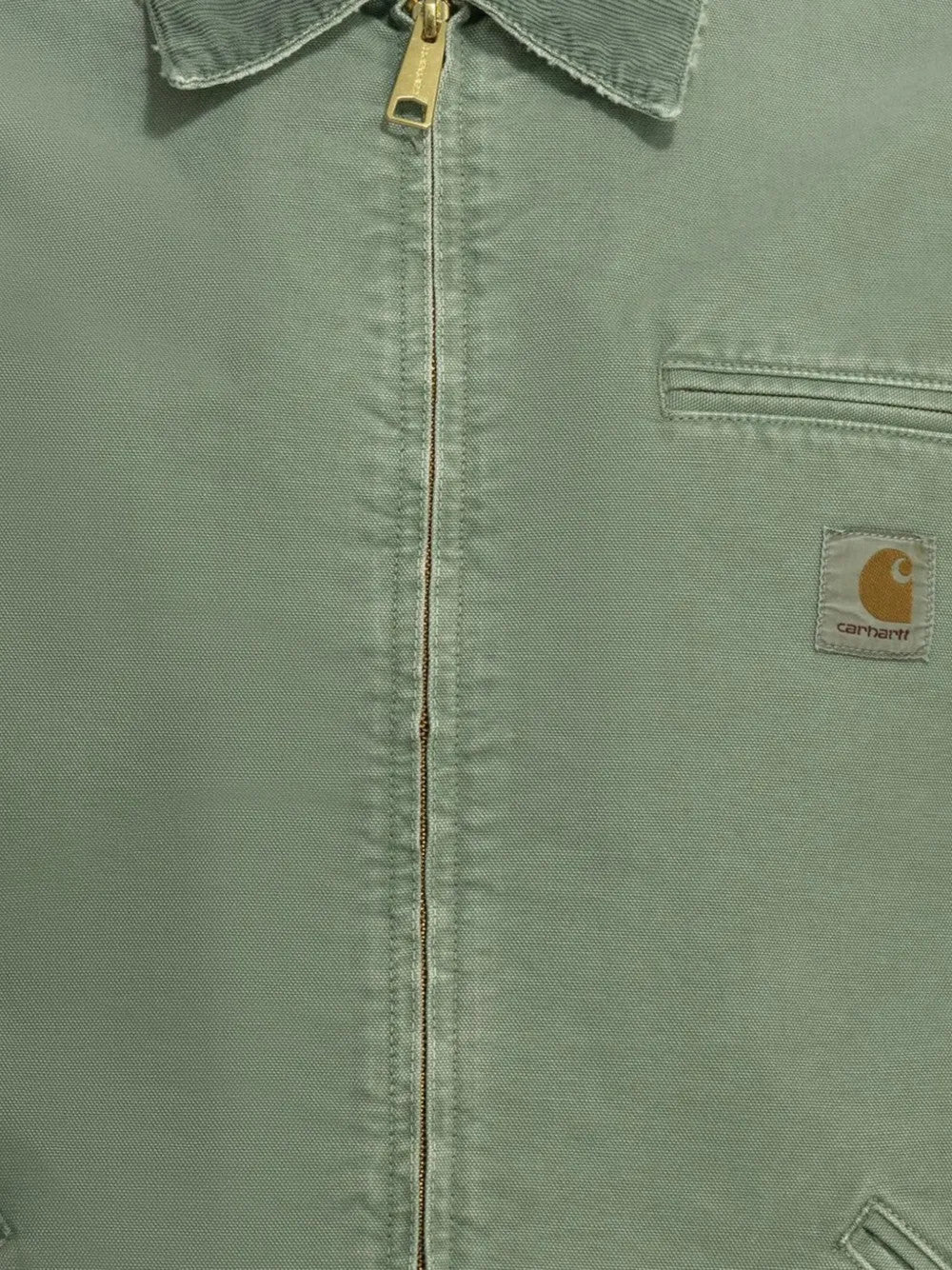 Green jacket, front view