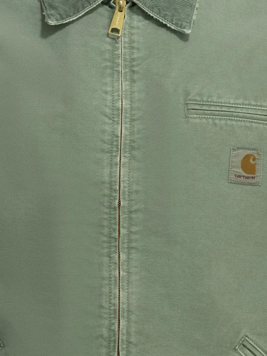 Green jacket, front view