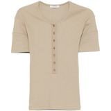 Tan shirt, front view