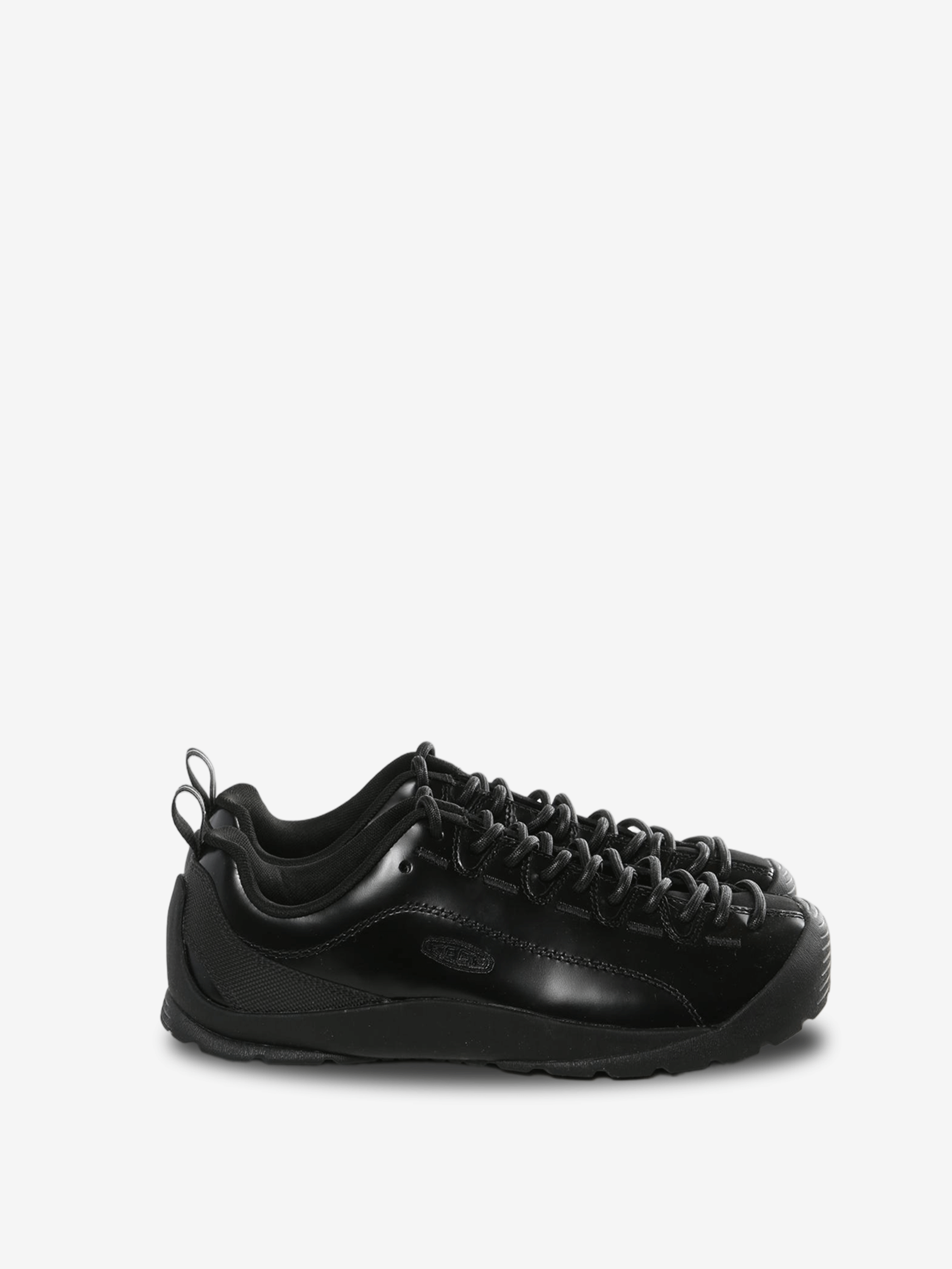 Black sneakers, front view