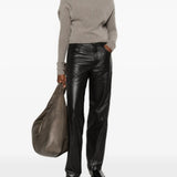 Grey top, full body view