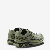 green sneakers, side view