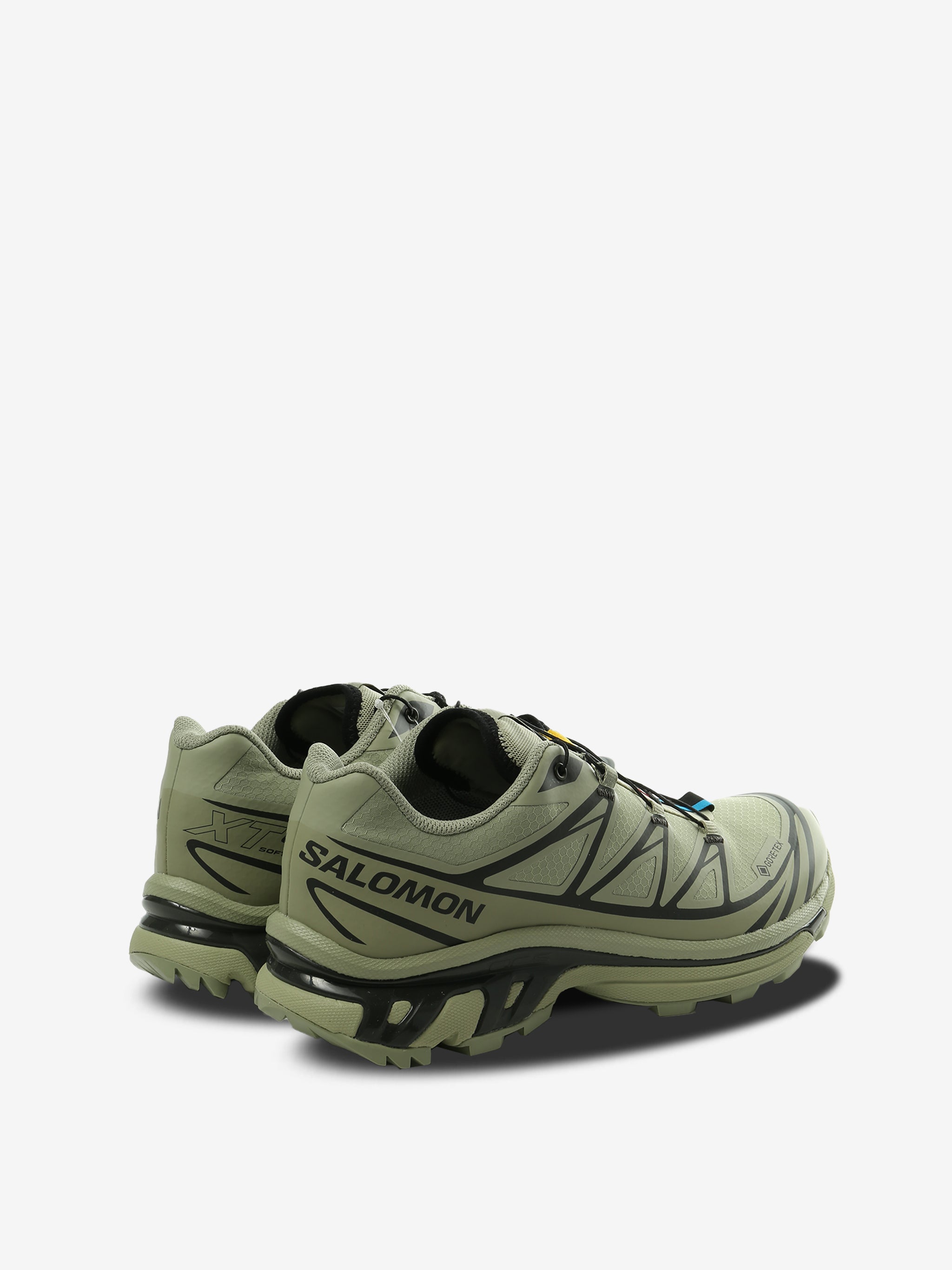 green sneakers, side view