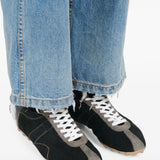 Black shoes, front view