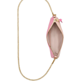 Pink handbag,top view