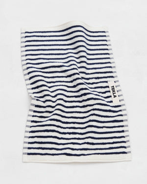 TEKLA Striped Organic Cotton Terry Bath Towel 28x55‘’