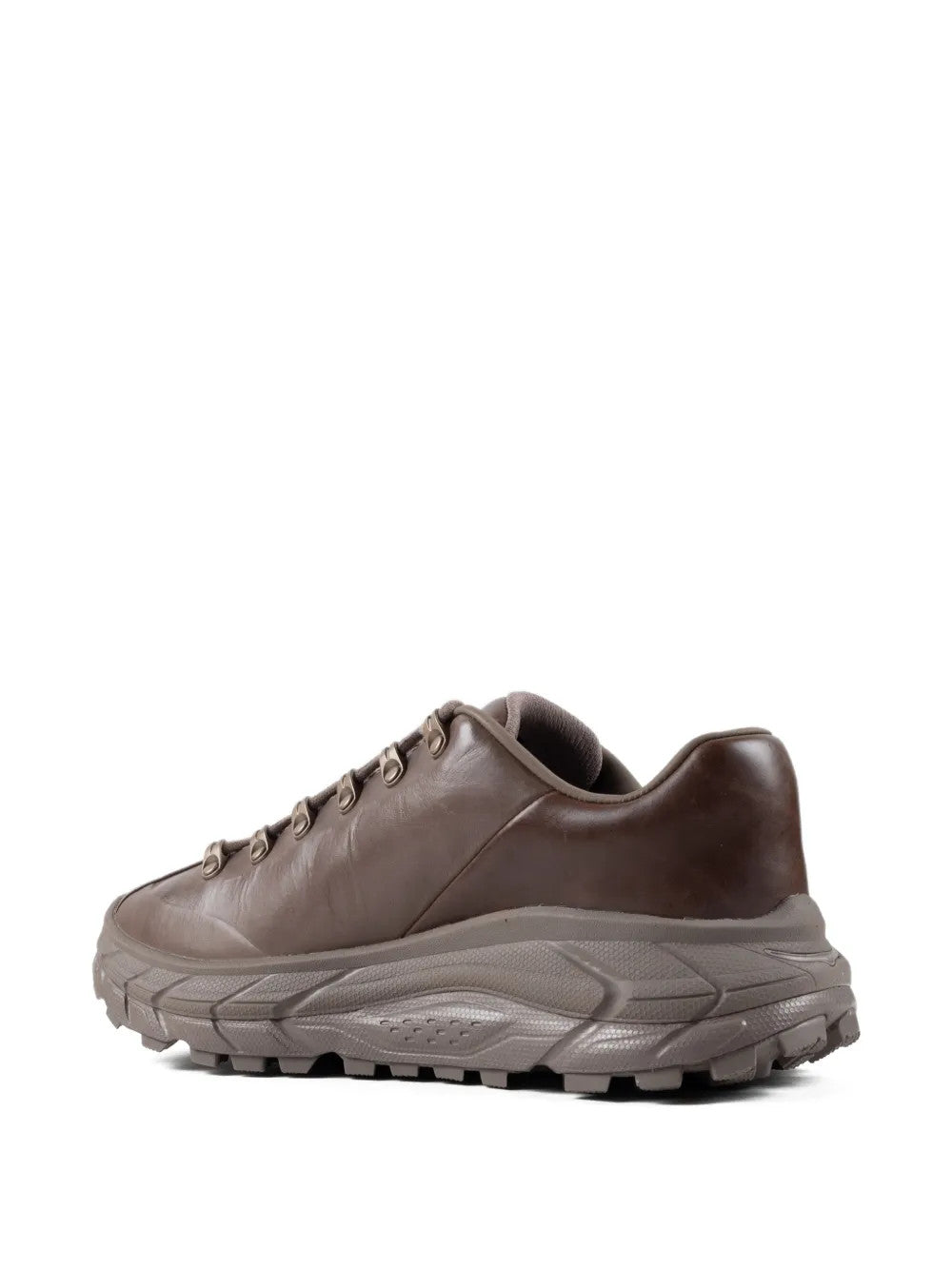 Brown shoes, front view