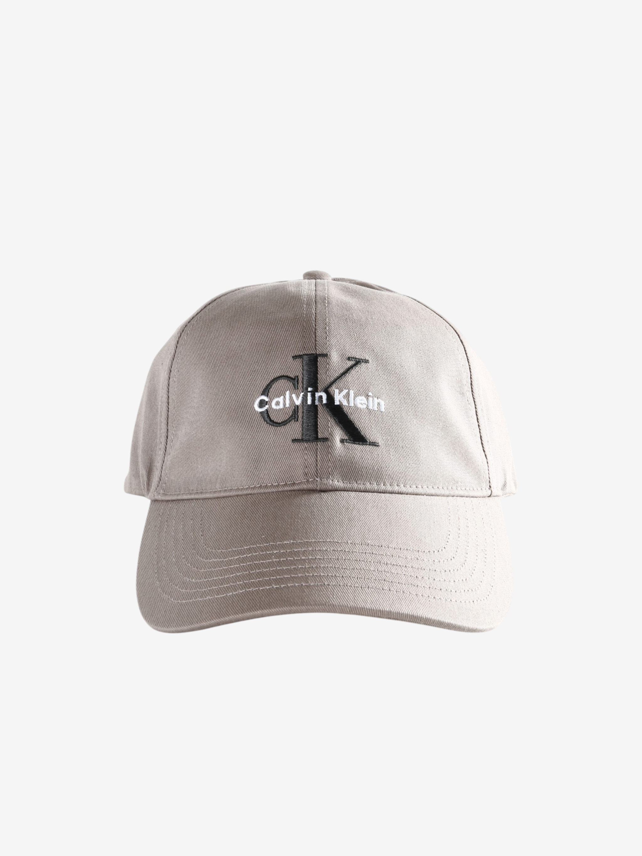 Tan hat, front view