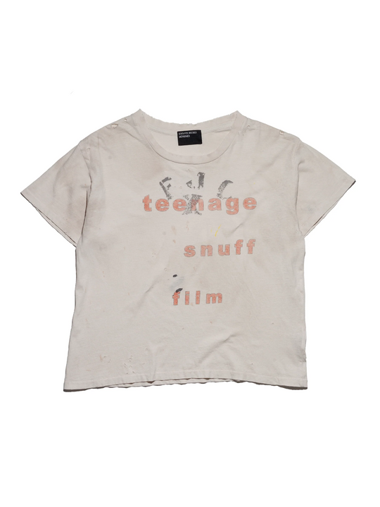 White t-shirt, front view