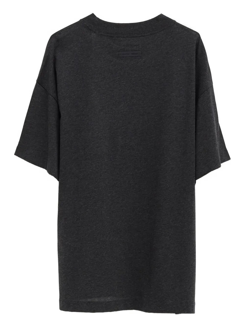 Black t-shirt, back view