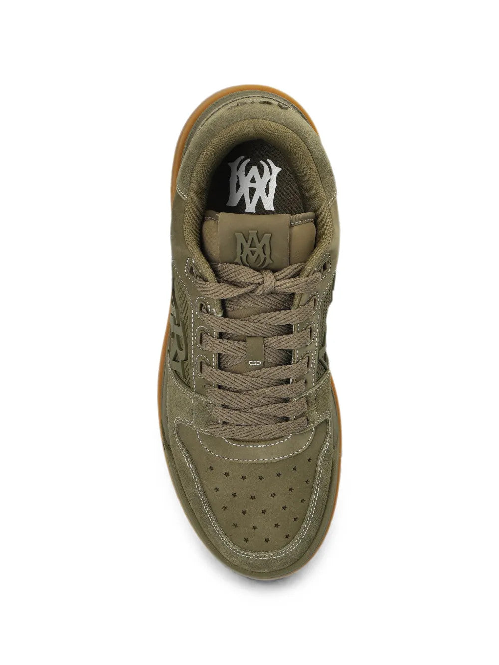 Green shoes, front view