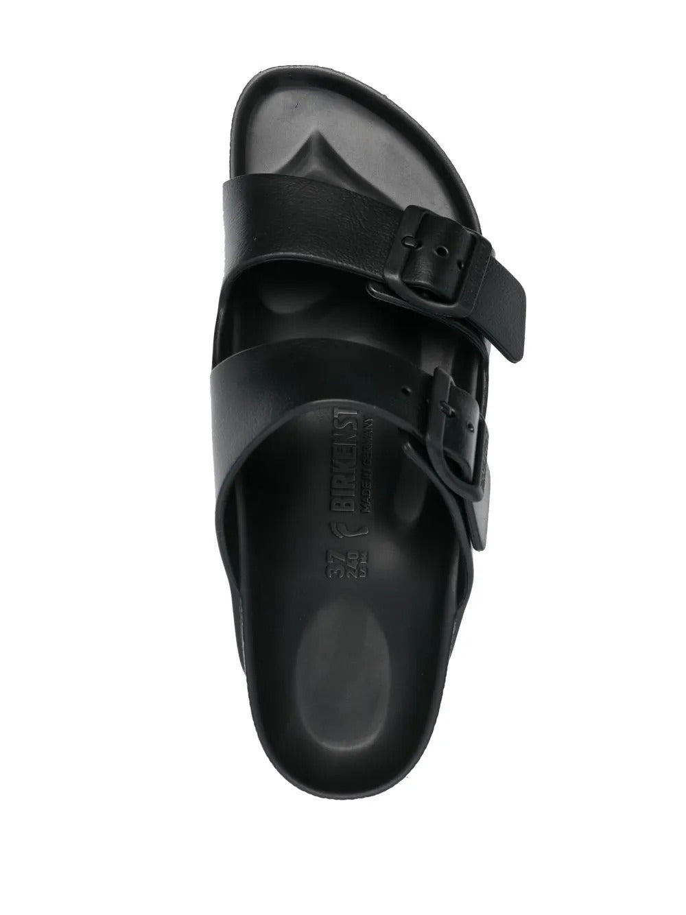 Black sandles,top view