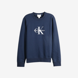 Navy hoodie, front view