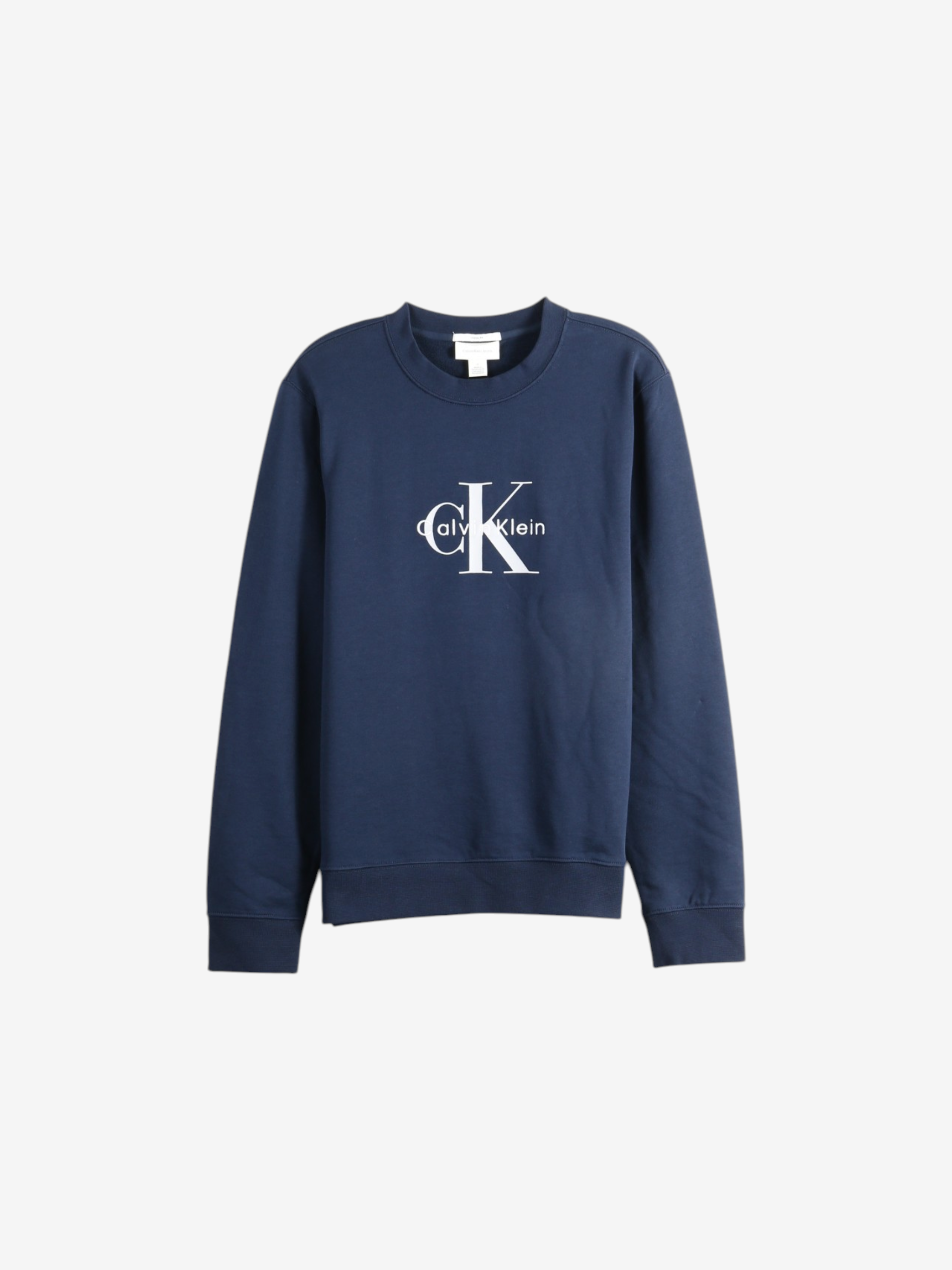 Navy hoodie, front view
