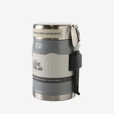 Grey jar, front view