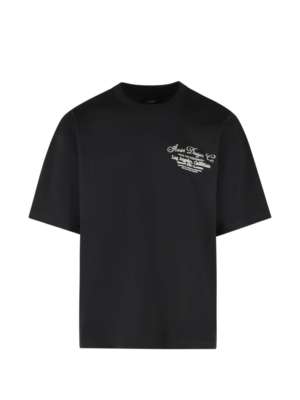 Black t-shirt, front view
