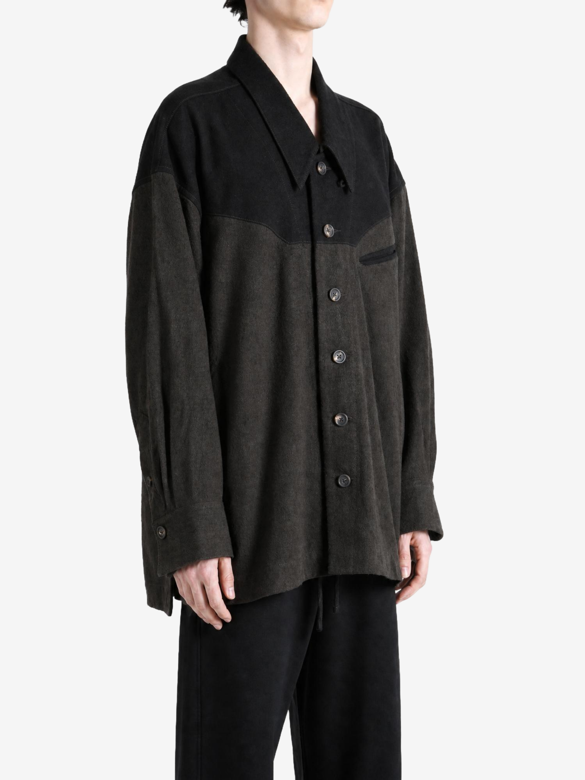 Black jacket, full body view